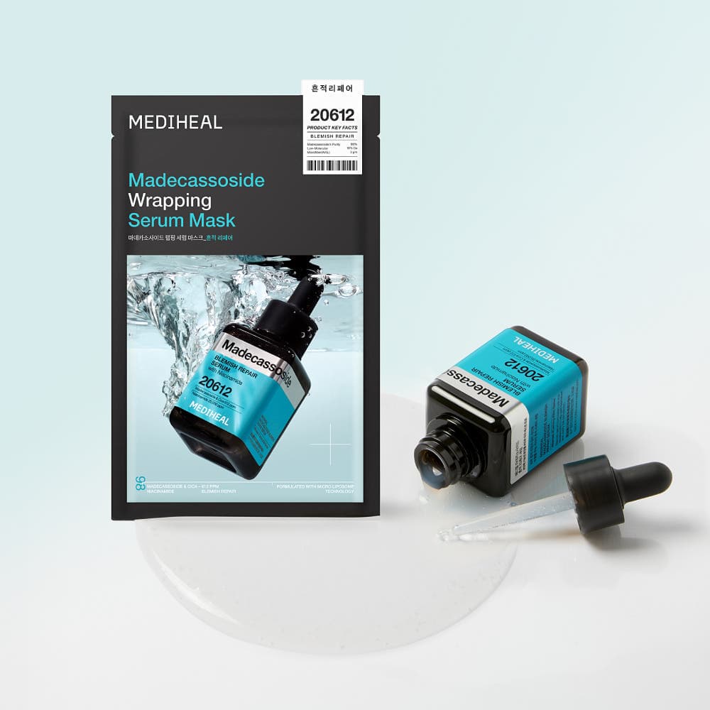 Madecassoside Wrapping Serum Mask [Blemish Repair], 10ea, 1pack - Image 3