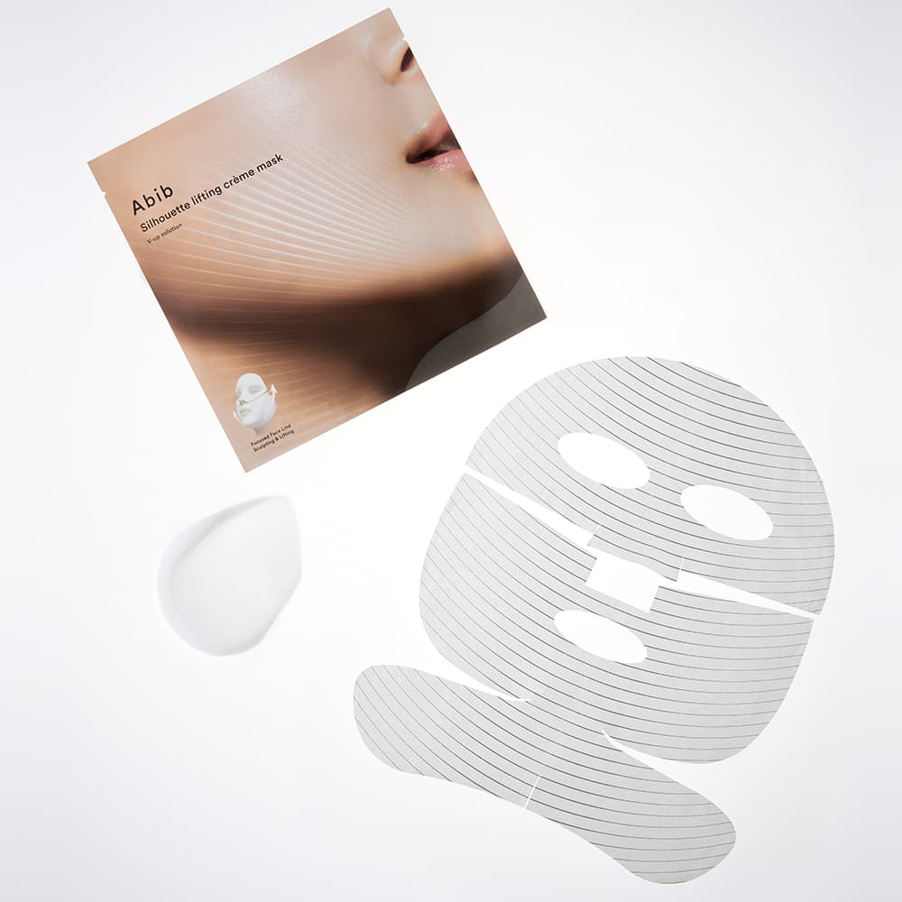 Silhouette Lifting Cream Mask V-Up Solution, 4ea, 1pack - Image 2