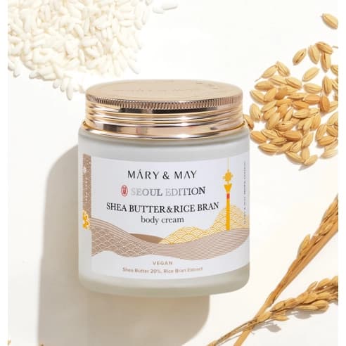 Shea Butter and Rice Bran Body Cream, 250ml, 1pack - Image 4
