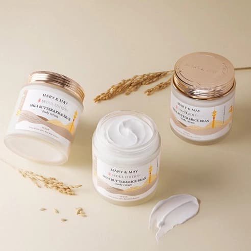 Shea Butter and Rice Bran Body Cream, 250ml, 1pack - Image 9