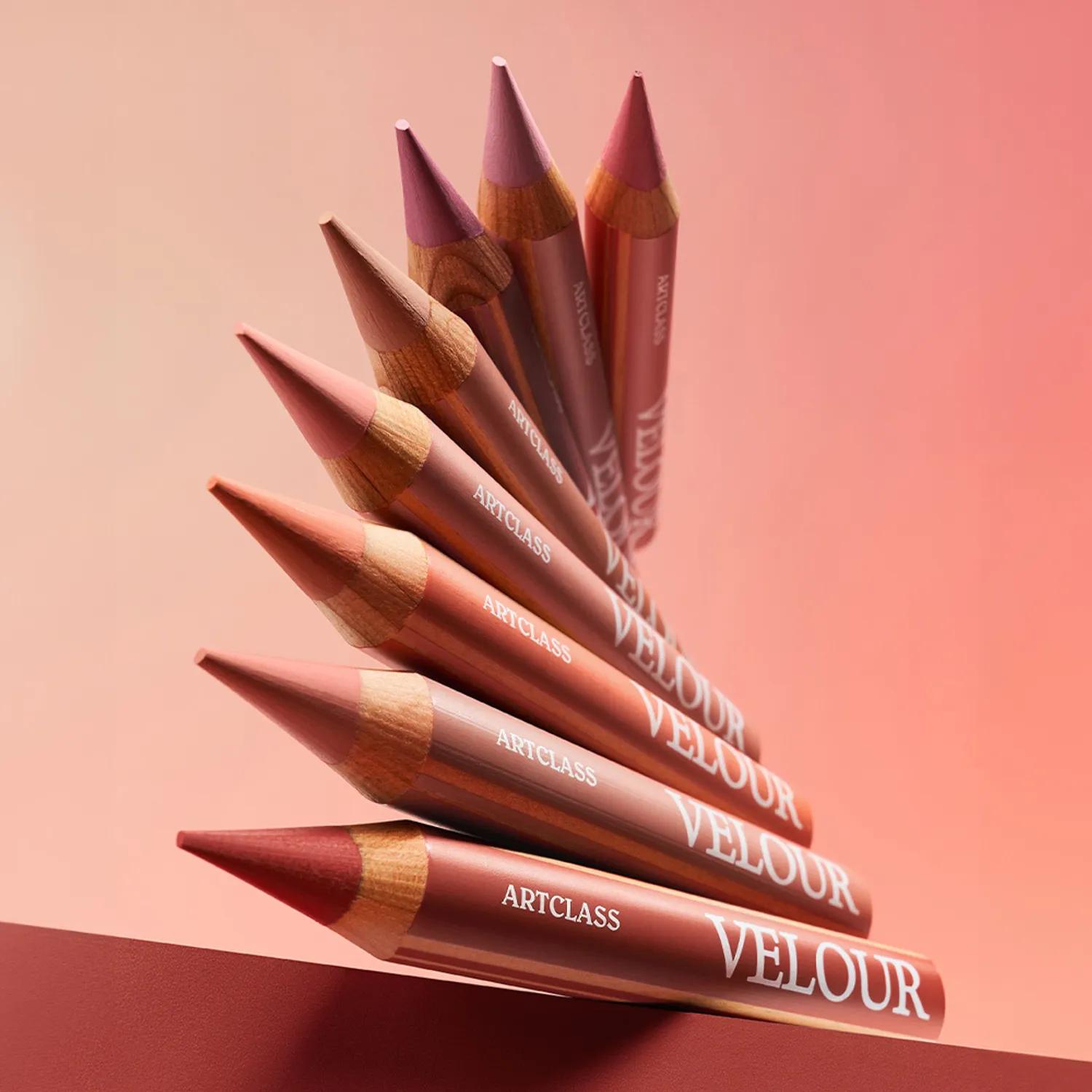 Artclass Velour Pencil, 2.4g, 01 Cream Roselle, 1pack - Image 2