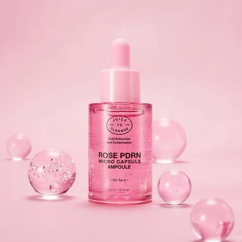 Rose PDRN Micro Capsule Ampoule, 30ml, 1pack - Image 5