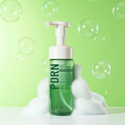 PDRN Milk Essence Bubble Cleanser, 145ml, 1pack - Image 2