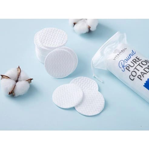 Round Pure Cotton Pads, 100ea - Image 3