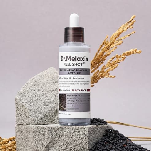 Peel Shot Black Rice Exfoliating Ampoule, 80ml - Image 2