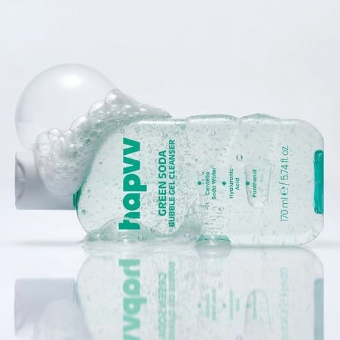 Green Soda Bubble Gel Cleanser, 170ml, 1pack - Image 2