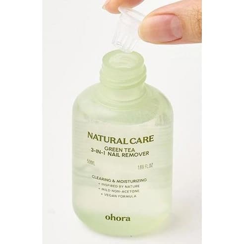 Natural Care Green Tea 3 in 1 Nail Remover, 50ml, 1pack - Image 4