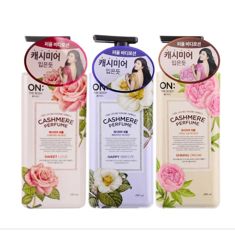 Cashmere Perfume Body Lotion (Sweet Love), 400ml - Image 2