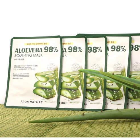 Aloe Vera 98% Soothing Mask, 10ea - Image 2