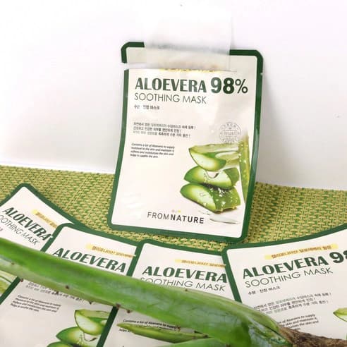 Aloe Vera 98% Soothing Mask, 10ea - Image 3