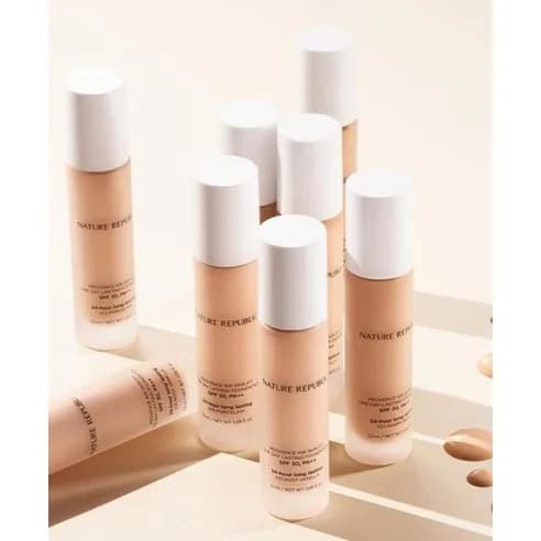 Provence Air Skin Fit One-Day Lasting Foundation [SPF30/PA++], P21 Rosy Vanilla, 1pack, 32ml - Image 4