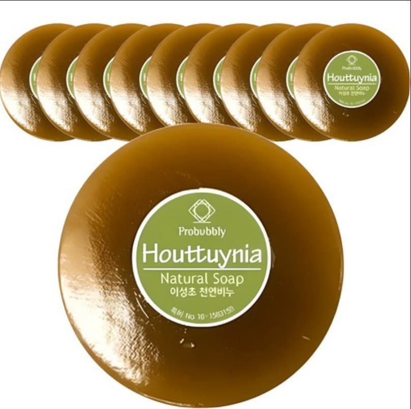 Houttuynia Cordata Natural Soap, 110g, 10ea, 1pack - Image 3