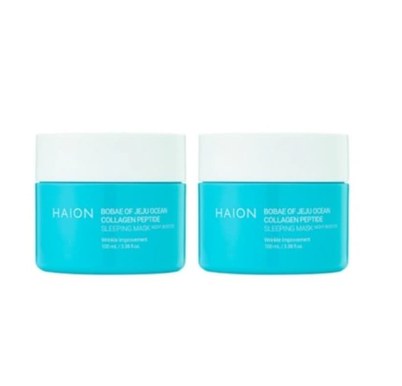 JEJU Ocean Collagen Peptide Sleeping Mask, 100mlx2ea, 1pack - Image 3