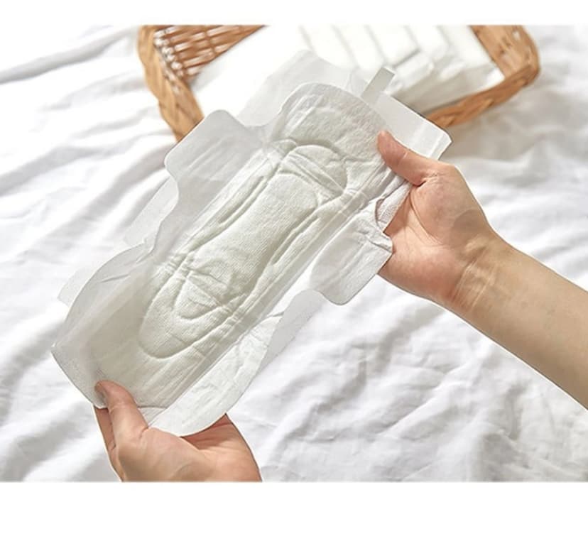Organic Cotton Cover Medium Sanitary Pad, 14ea, 1packs - Image 2