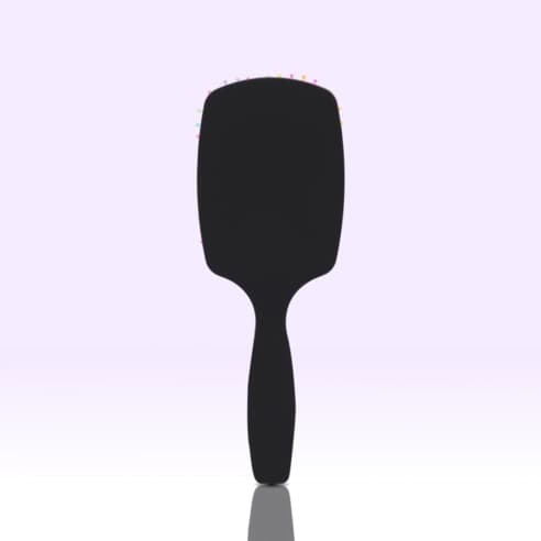Rainbow Volume S Paddle Brush, Black, 1ea - Image 2
