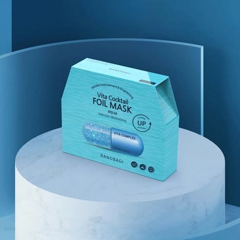 Vitamin Cocktail Foil Mask Aqua - Image 4