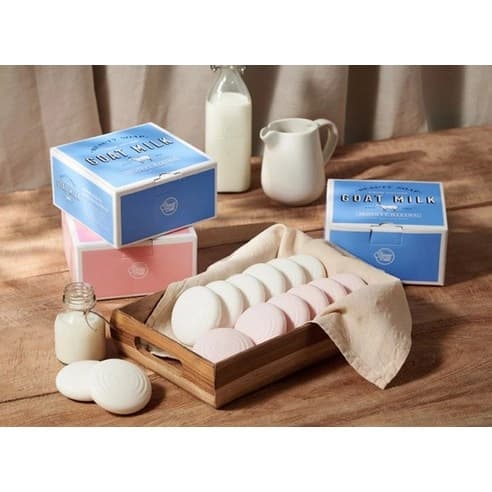Showermate Goat Milk Beauty Soap White Milk, 12ea - Image 8