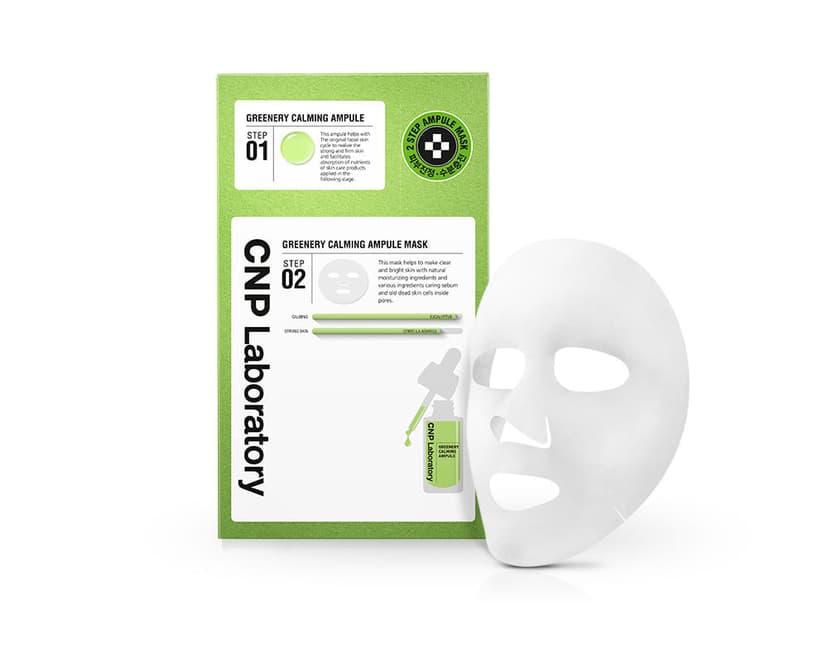 Greenery Calming Ampoule Mask, 5eax2, 1pack - Image 2