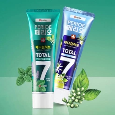 Total 7 Medical Herb Basil Mint Toothpaste - Image 5