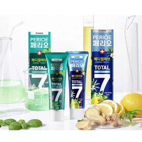Total 7 Medical Herb Basil Mint Toothpaste - Image 8