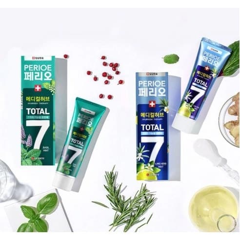 Total 7 Medical Herb Basil Mint Toothpaste - Image 9