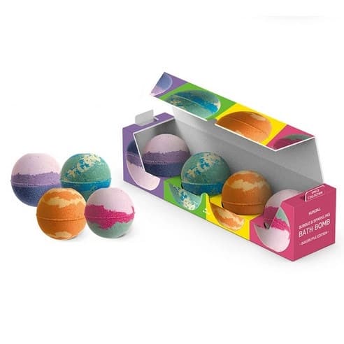 Bubble & Sparkling Bath Bomb [Ylang Ylang], 2ea, 1pack - Image 2