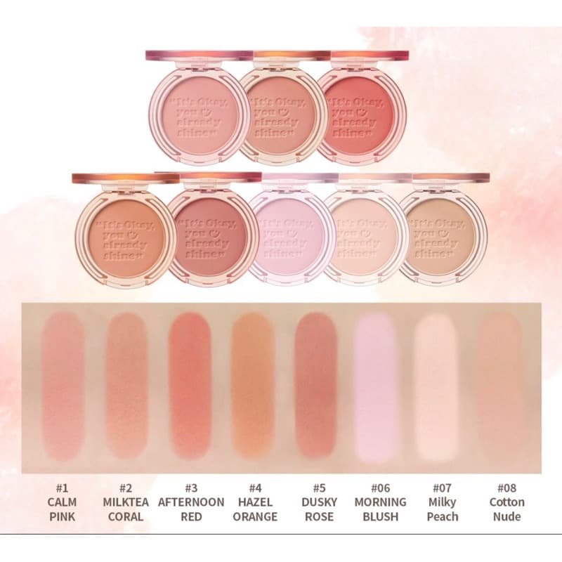 Pure Blushed Sunshine Cheek, 4.2g, 11 Picnic Pink, 1pack - Image 2