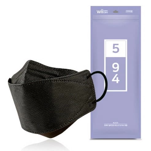 KF94 Yellow Dust Mask Black, 5eax30 - Image 3