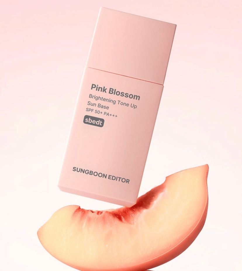 Pink Blossom Brightening Tone-Up Sun Base [SPF50+/PA+++, 30ml+30ml - Image 2