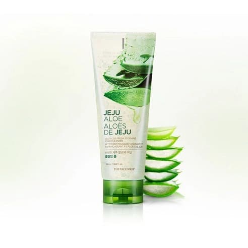 Fresh Jeju Aloe Soothing Cleansing Foam, 150ml, 2ea, 1pack - Image 2