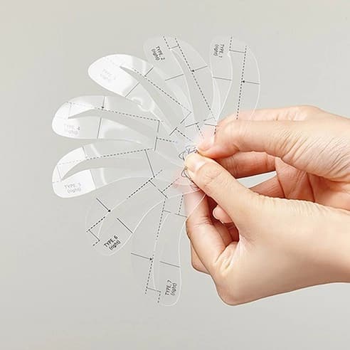 Eyebrow Pro Stencils, 10ea, 1pack - Image 2