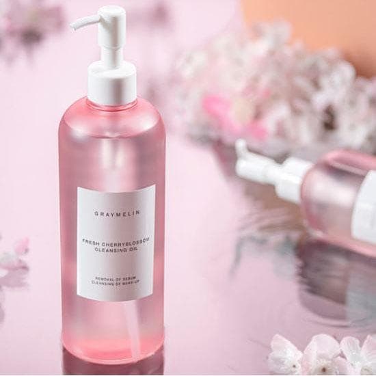 Fresh Cherry Blossom Cleansing Oil, 400ml, 1pack - Image 2
