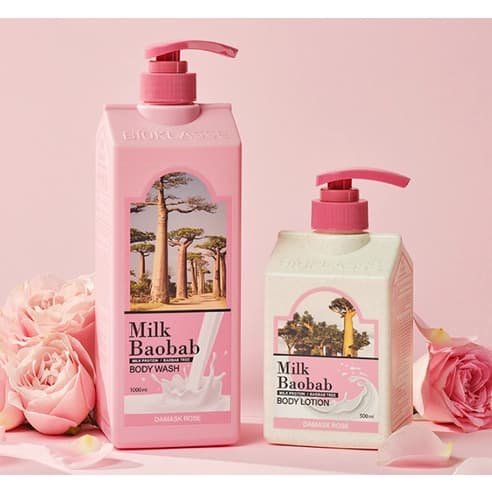 Original Body Lotion [Damask Rose], 500ml, 1pack - Image 2