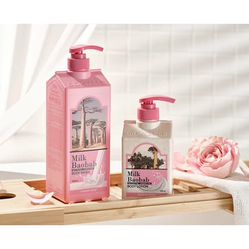 Original Body Lotion [Damask Rose], 500ml, 1pack - Image 3