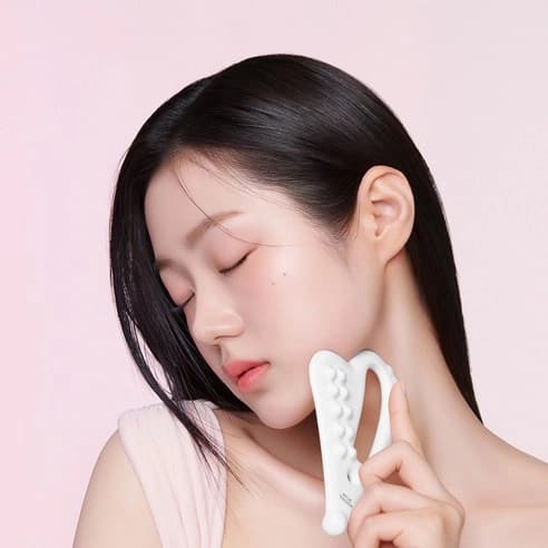 Slim Face Ceramic Gua Sha, White, 1pack, 1ea - Image 4
