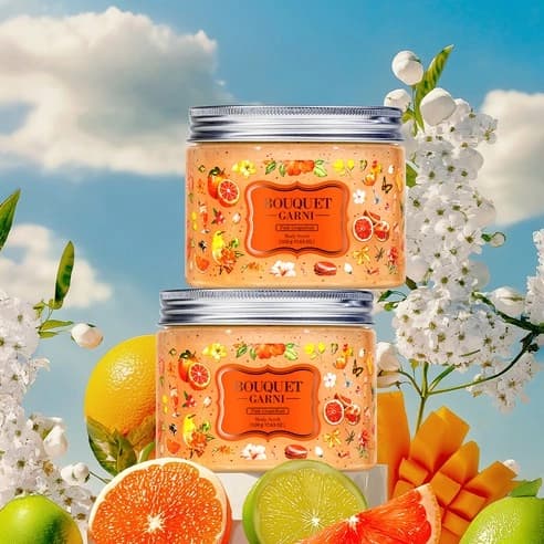 Sugar Body Scrub [Pink Grapefruit], 500g, 1pack - Image 2