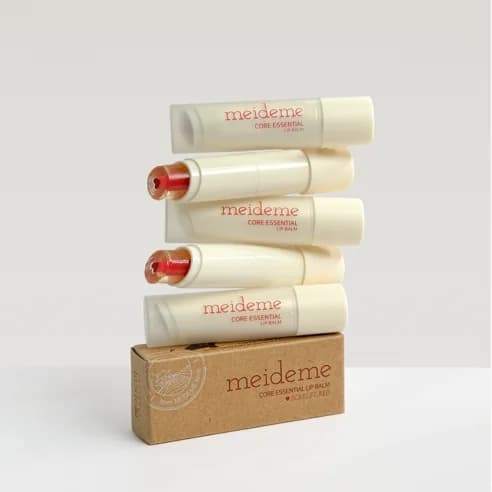 Core Essential Lip Balm [Scarlet Red], 4g, 1pack - Image 3
