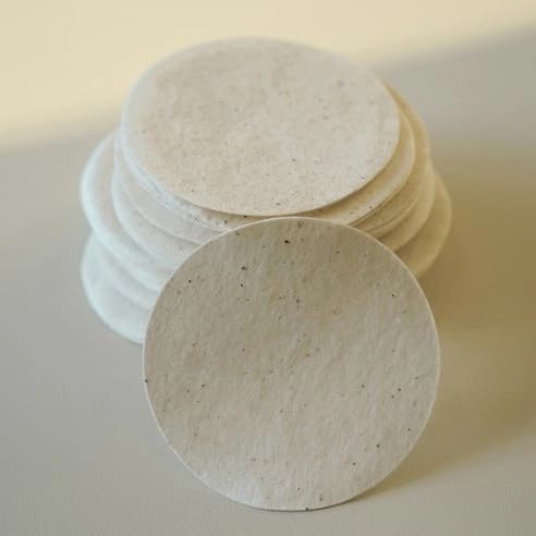 Unbleached Pure Cotton Pads, 60ea, 1pack - Image 2