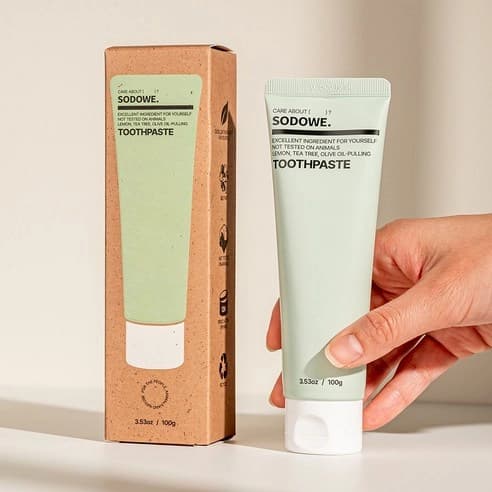 Refresh Basil Lemon Toothpaste - Image 2