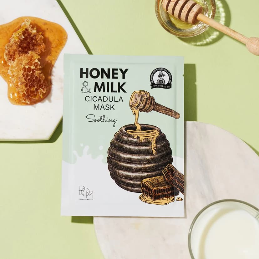 Honey and Milk Cicadula Mask, 10ea - Image 2