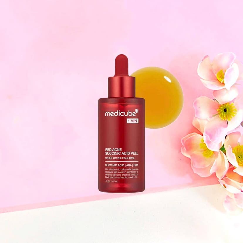 Red Acne Succinic Acid Peel, 40g, 1pack - Image 2