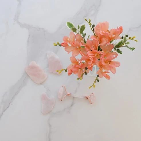 Rose Quartz Gua Sha, 1ea - Image 4