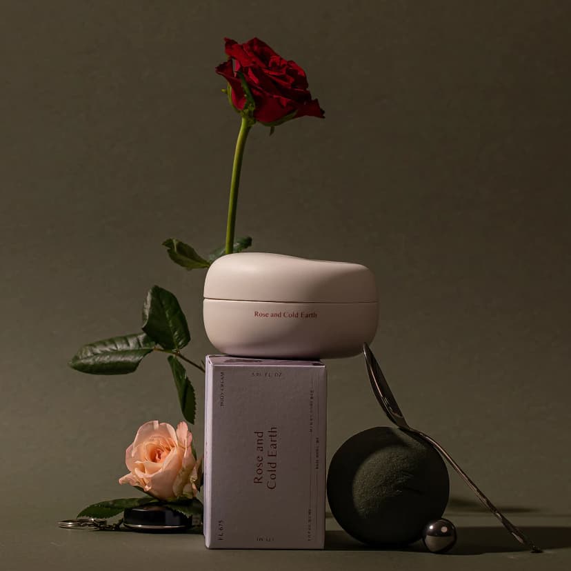 Body Cream [Rose & Cold Earth], 175ml, 1pack - Image 3