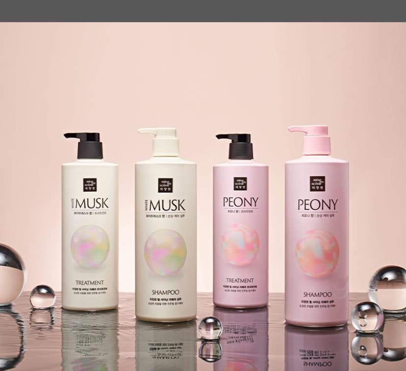 Pearl Shining Repair Shampoo Peony, 1000ml, 1pack - Image 2