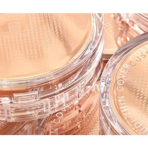 Nudy Thin Cover Cushion [SPF50+/PA+++], 12g, N01 Pure Cream, 1pack - Image 9