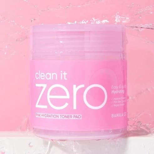 Clean it Zero Pink Hydration Toner Pads, 70ea, 1pack - Image 2