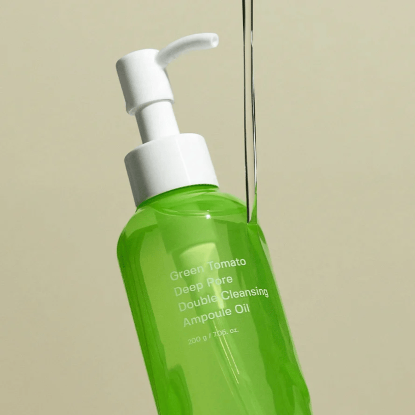 Green Tomato Deep Pore Double Cleansing Ampoule Oil, 200ml, 1pack - Image 4