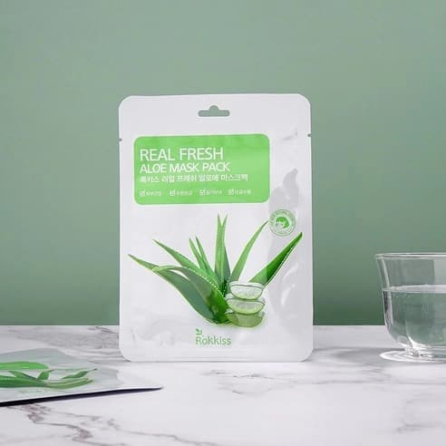 Real Fresh Aloe Sheet Mask, 50ea, 1pack - Image 2