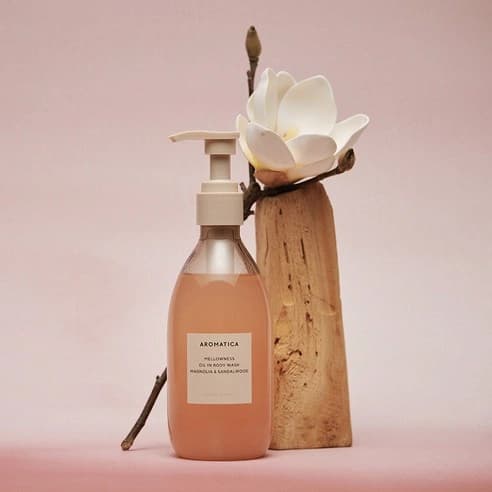 Mellowness Oil in Body Wash [Magnolia & Sandalwood], 290ml, 1pack - Image 2