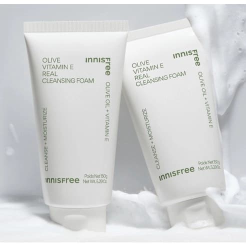 Olive Vitamin E Real Cleansing Foam, 150g, 1pack - Image 2
